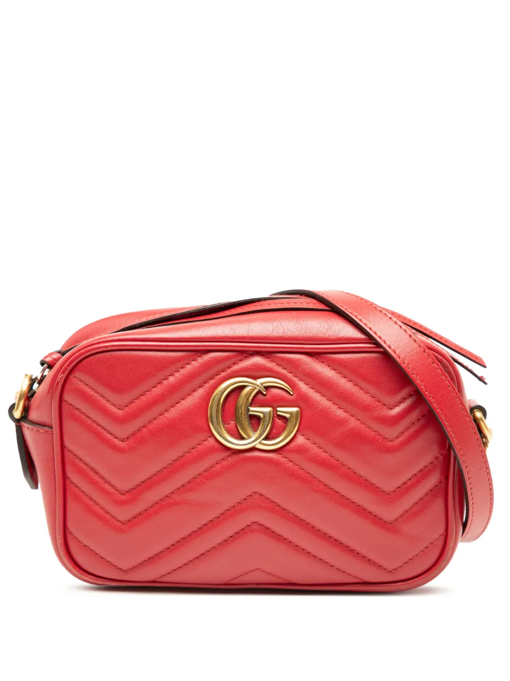 Gucci Pre-Owned 2016-2025 Mini GG Marmont Matelasse Leather crossbody Gucci Pre-Owned 2016-2025 Mini GG Marmont Matelasse Leather crossbody