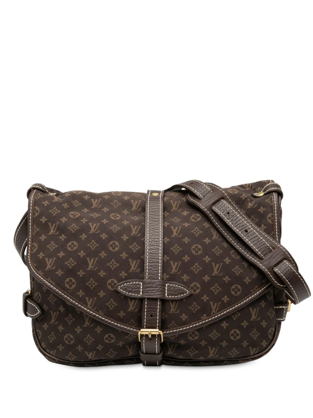 Louis Vuitton Pre-Owned 2007 Monogram Mini Lin Saumur 30 crossbody bag Louis Vuitton Pre-Owned 2007 Monogram Mini Lin Saumur 30 crossbody bag