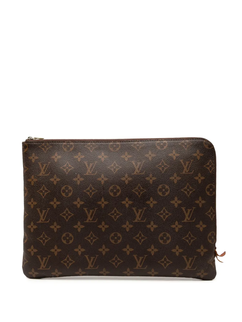 Louis Vuitton Pre-Owned 2017 Monogram Etui Voyage MM clutch bag - ブラウン Louis Vuitton Pre-Owned 2017 Monogram Etui Voyage MM clutch bag - ブラウン
