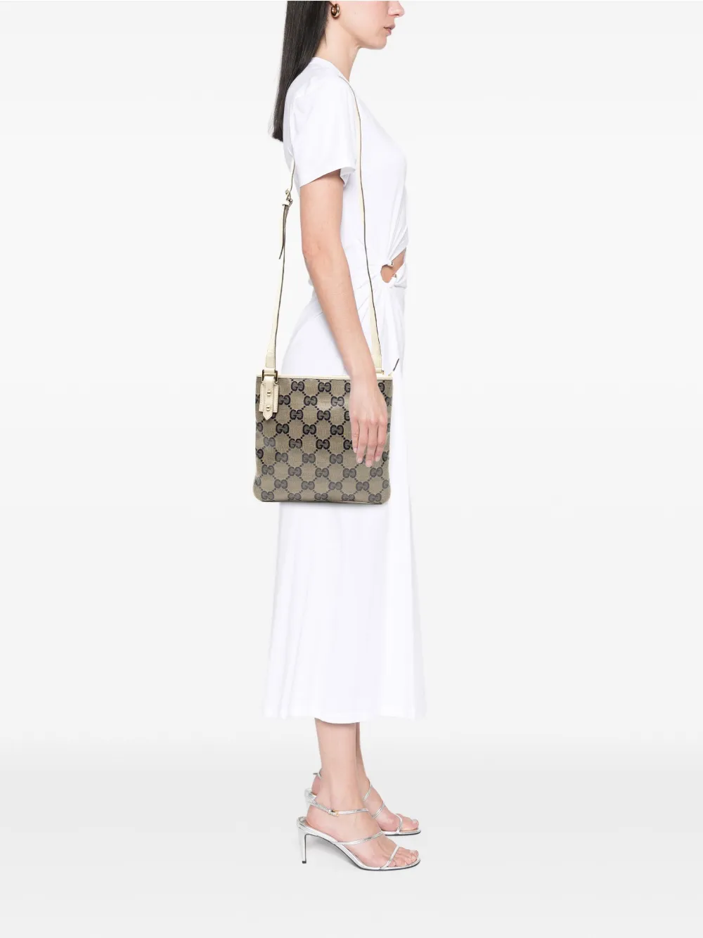 GUCCI Pre-owned 2000-2015 Gg Crystal Crossbody Bag In Brown