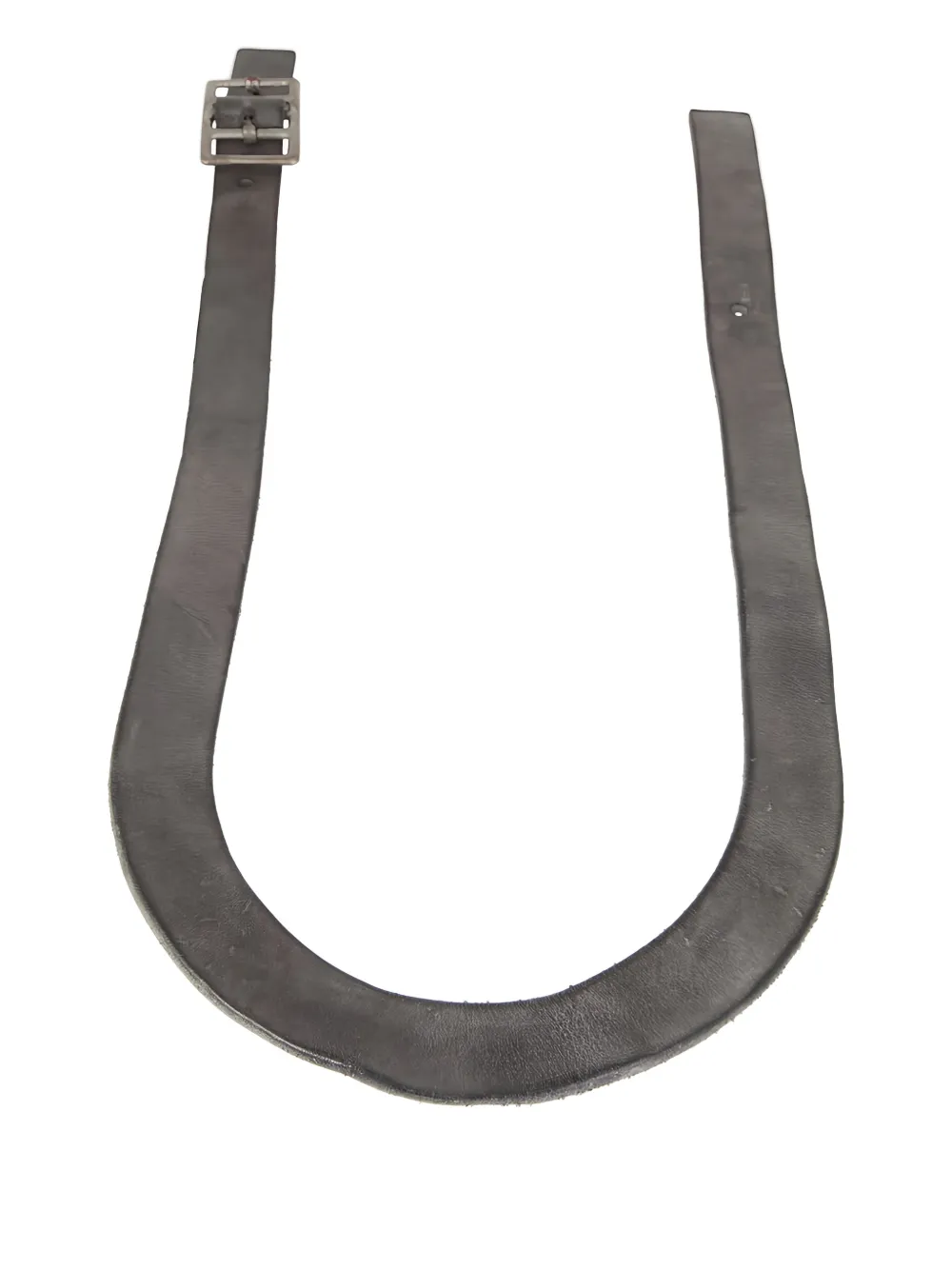 Carol Christian Poell tanned buckle belt - Grijs