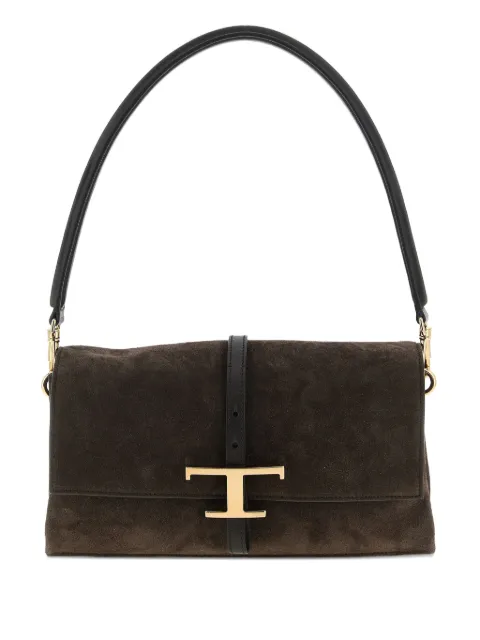 Tod's bolsa de hombro T Timeless mini de gamuza