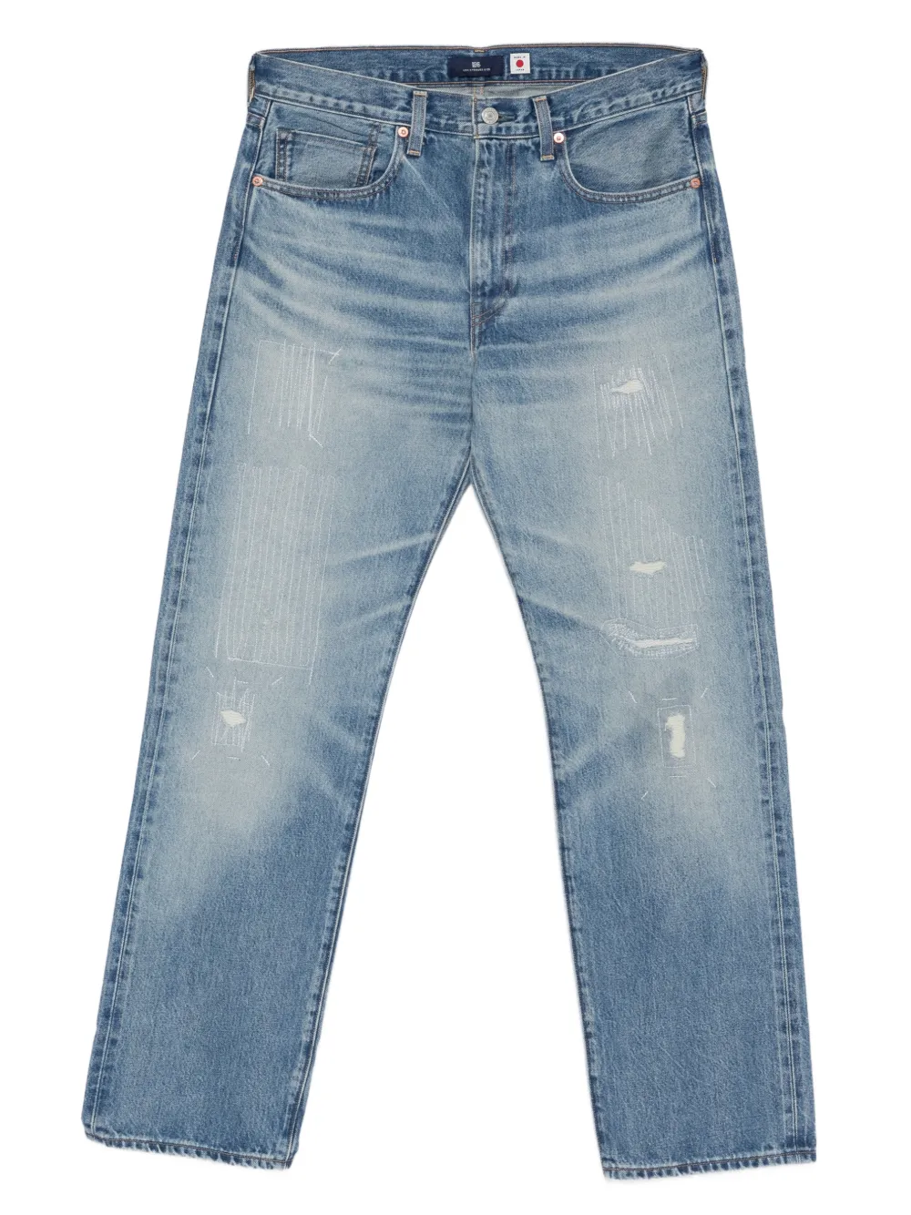 Levi's distressed belt-loop jeans - ブルー Levi's distressed belt-loop jeans - ブルー