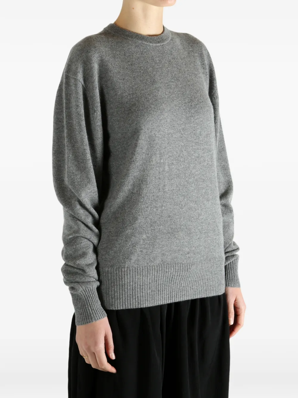 Totême Crew-neck Sweater In Gray
