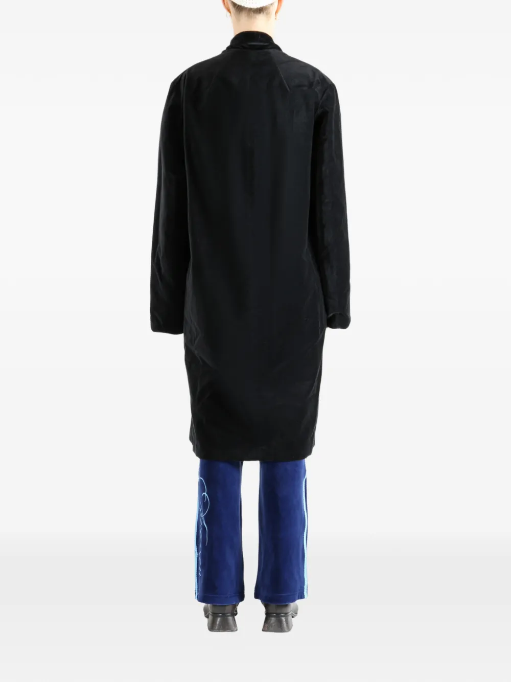 Totême Scarf-collar Coat In Black