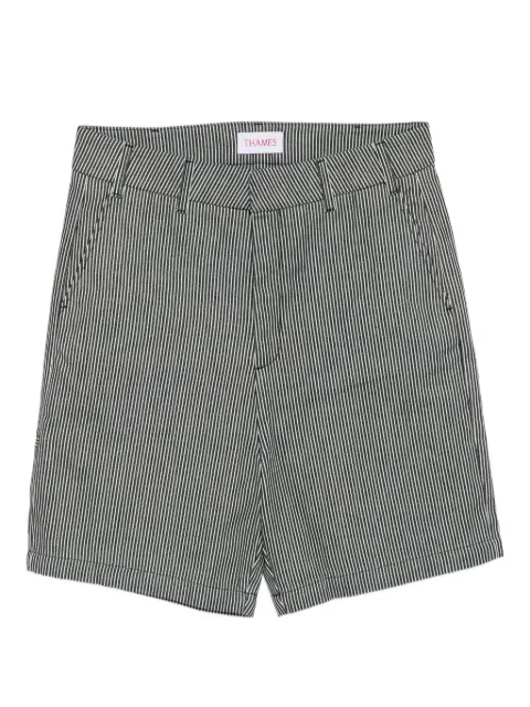 THAMES MMXX striped denim shorts