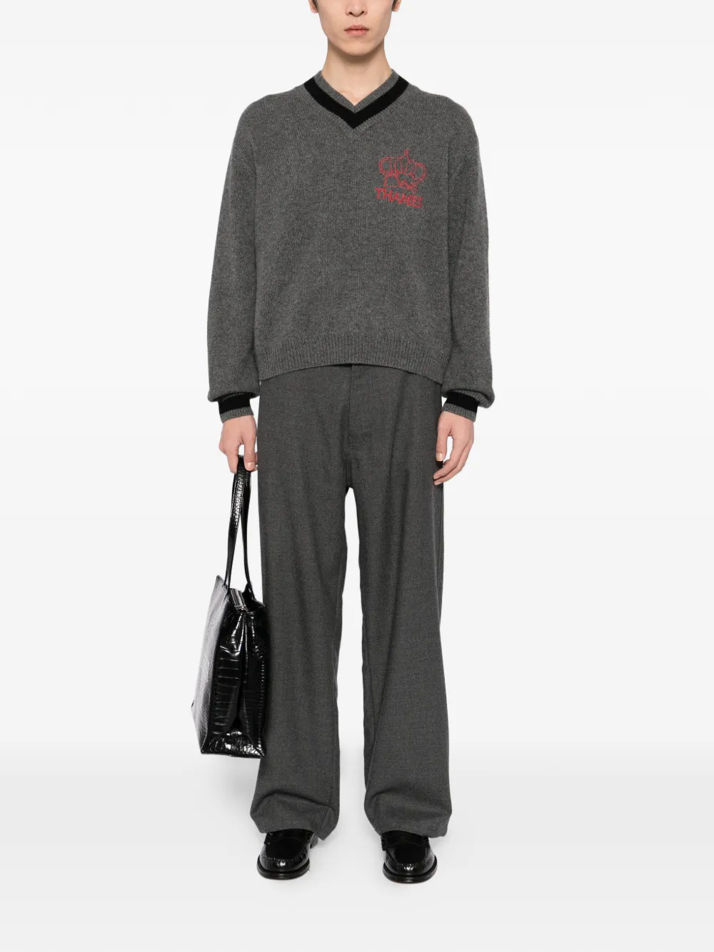 THAMES MMXX suéter de cachemira con cuello en V | Suéteres | Image 2