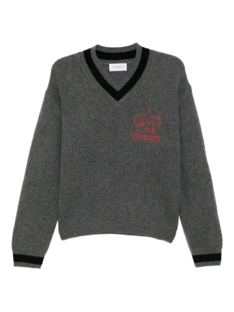 THAMES MMXX jersey con cuello en V