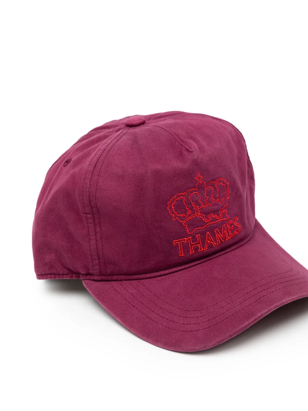  Thames Mmxx Logo-embroidered Cap - Purple 