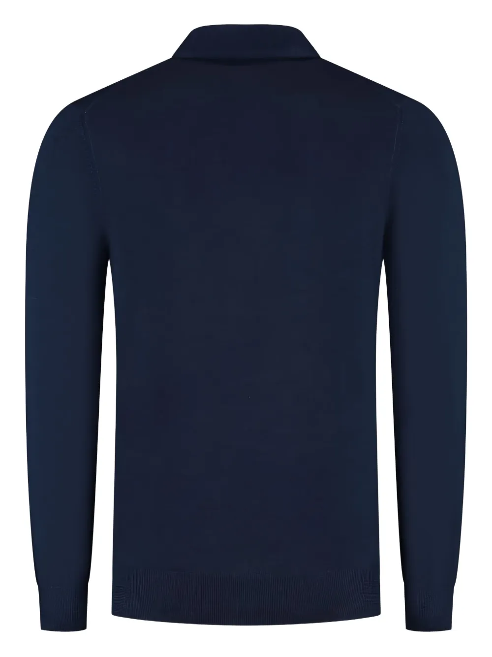 Gran Sasso long-sleeved polo shirt - Blauw