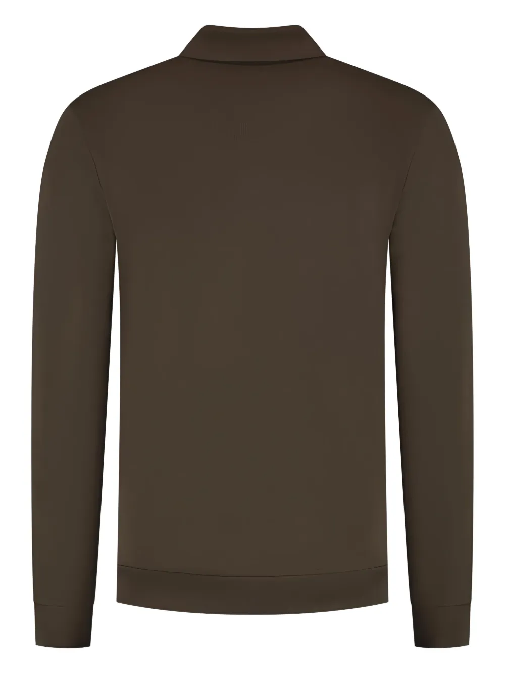 Stefan Brandt Lim buttoned polo shirt - Bruin