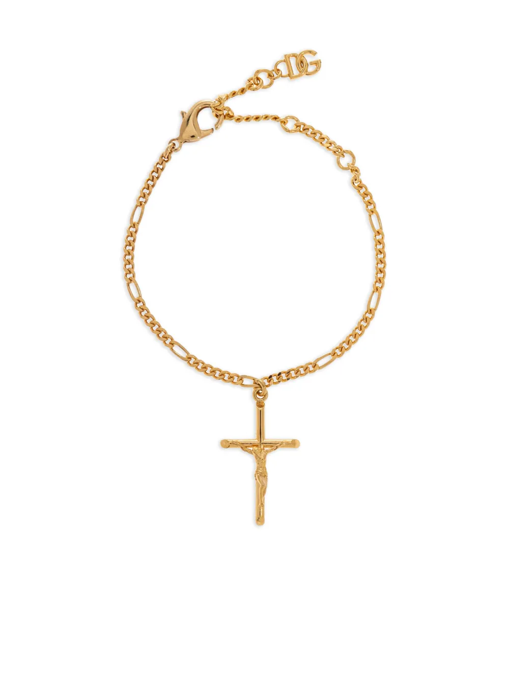 Dolce & Gabbana cross-pendant bracelet - Oro