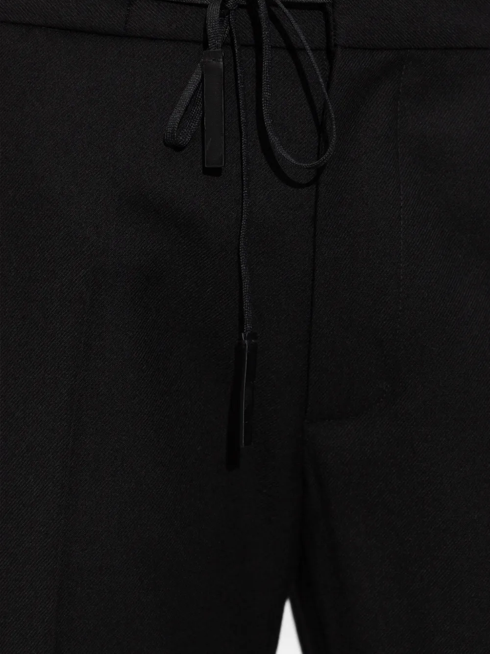 Maison Margiela Drawstring Trousers In Black