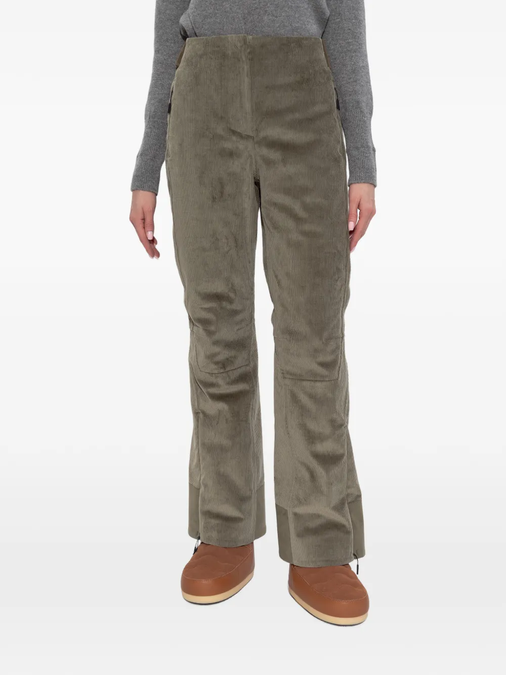 Sease Akuna Corduroy Ski Trousers In Green