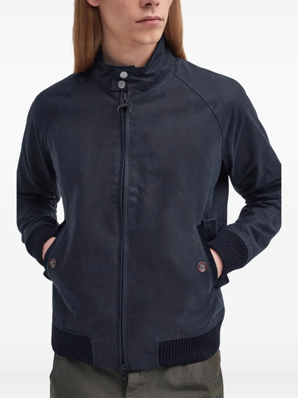 Baracuta x Barbour Porton jack Blauw