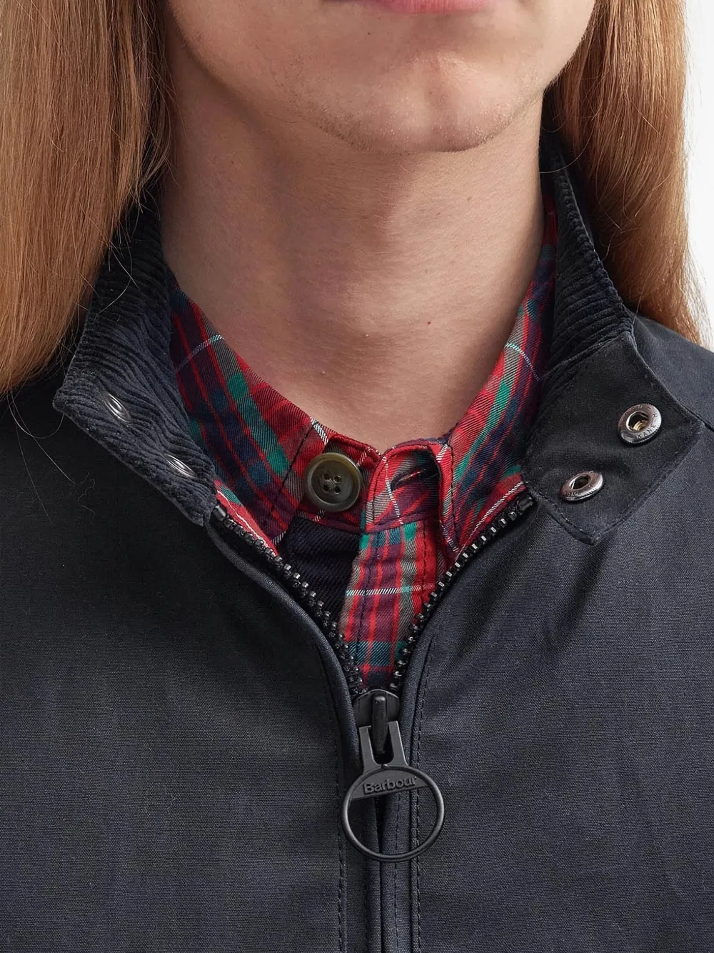 Baracuta x Barbour Porton jack Zwart