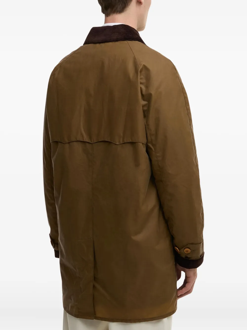 Baracuta X Barbour Tyne Waxed Coat Clothing In Brown