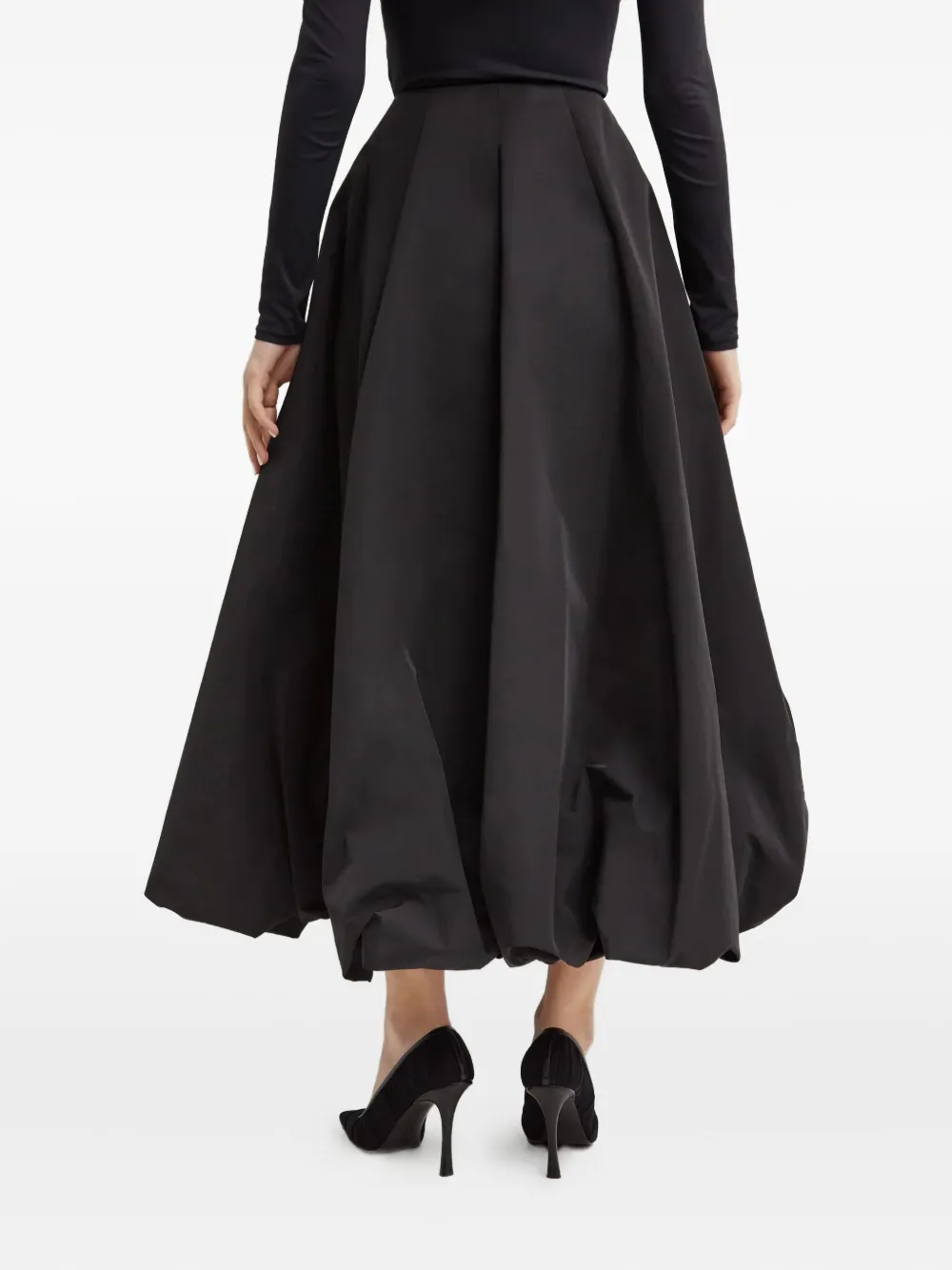 Ortu Flared Midi Skirt