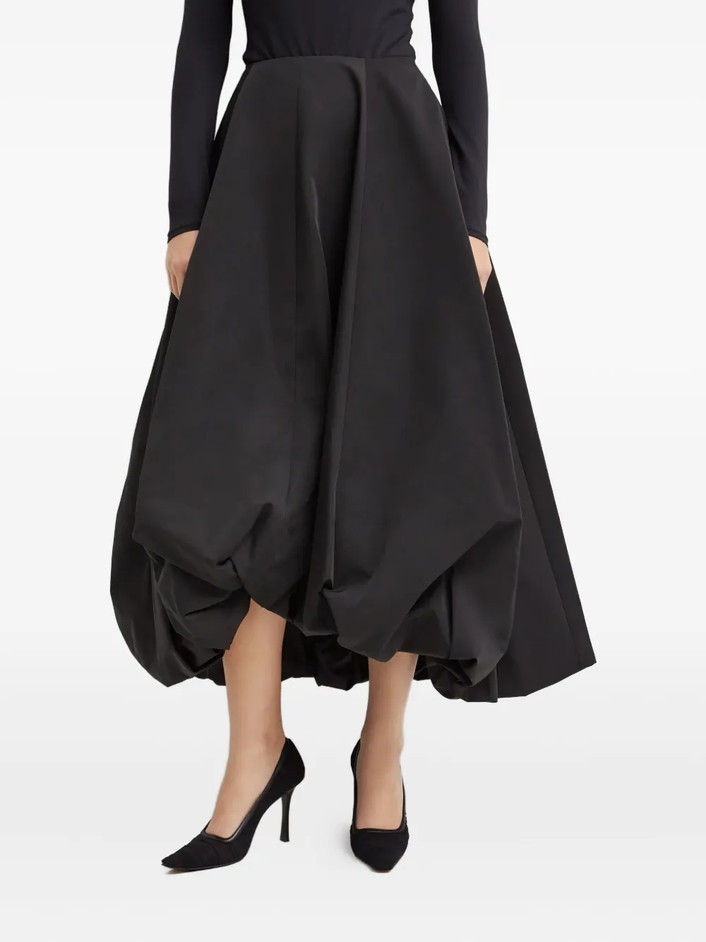 Ortu Flared Midi Skirt