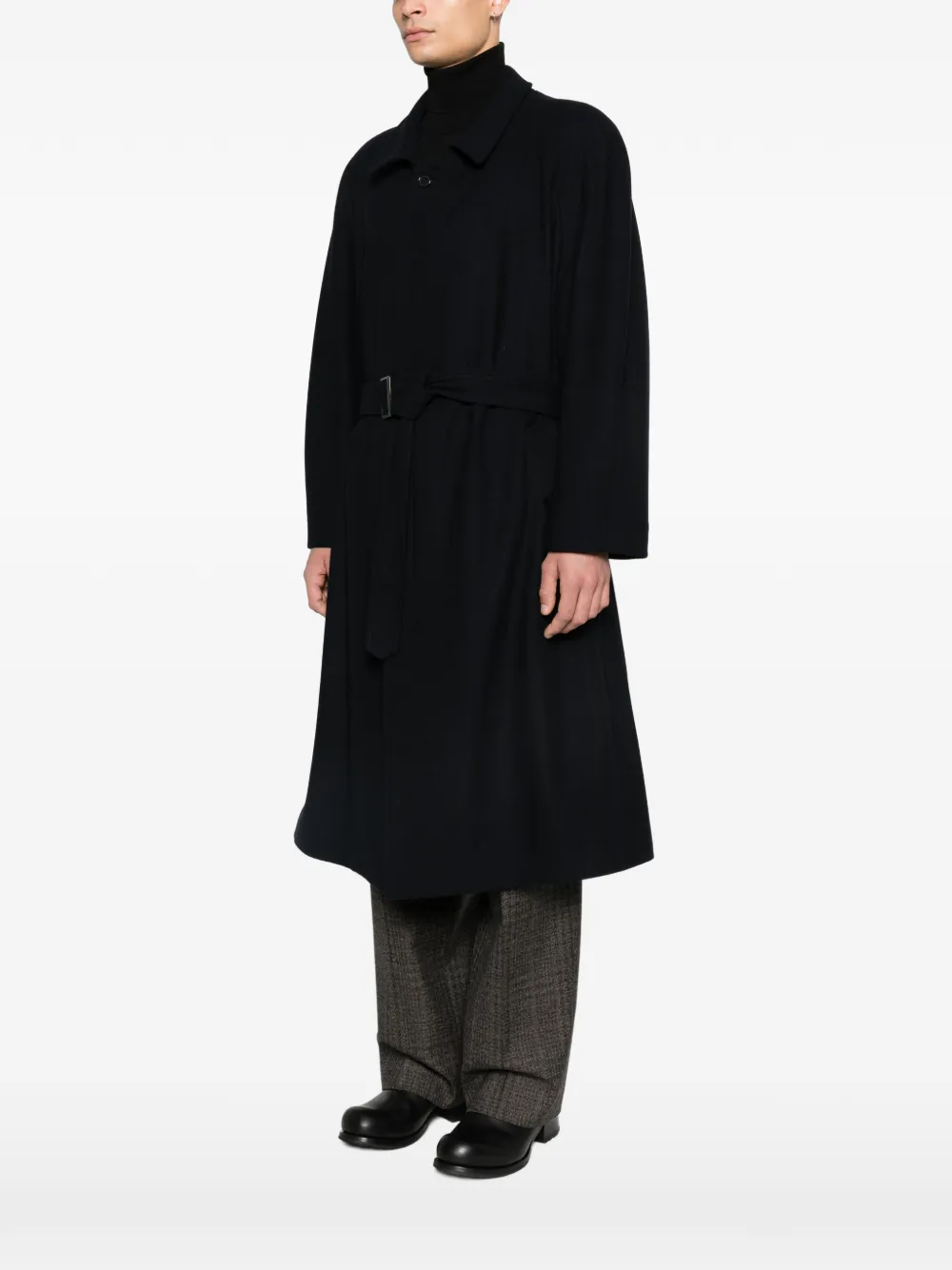  Marsem Belted Coat - Blue 