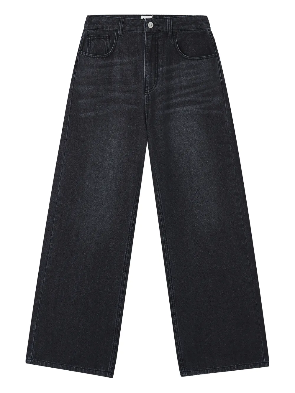 B+ab Wide-leg Jeans In Black