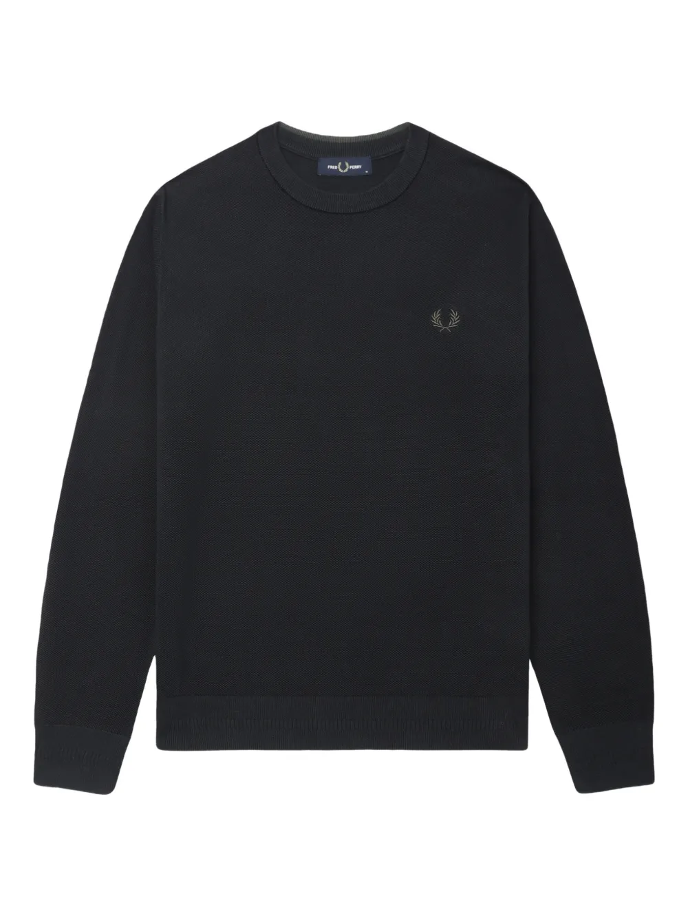 Fred Perry 로고 크루 넥 스웨터 | 블루 | Image 1