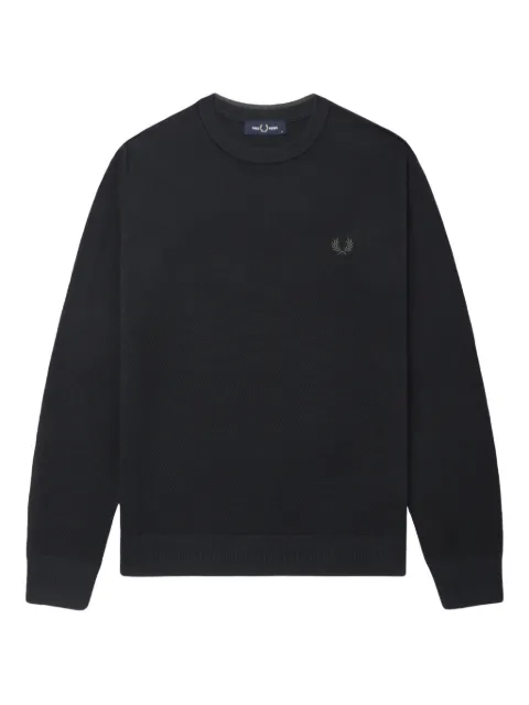 Fred Perry logo crew-neck sweater