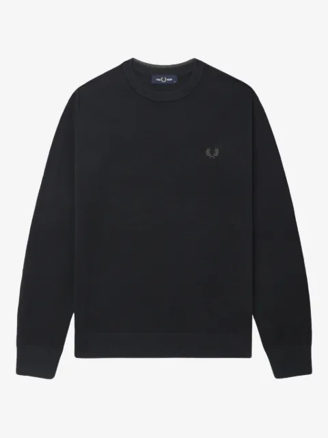 Fred Perry logo crew-neck sweater