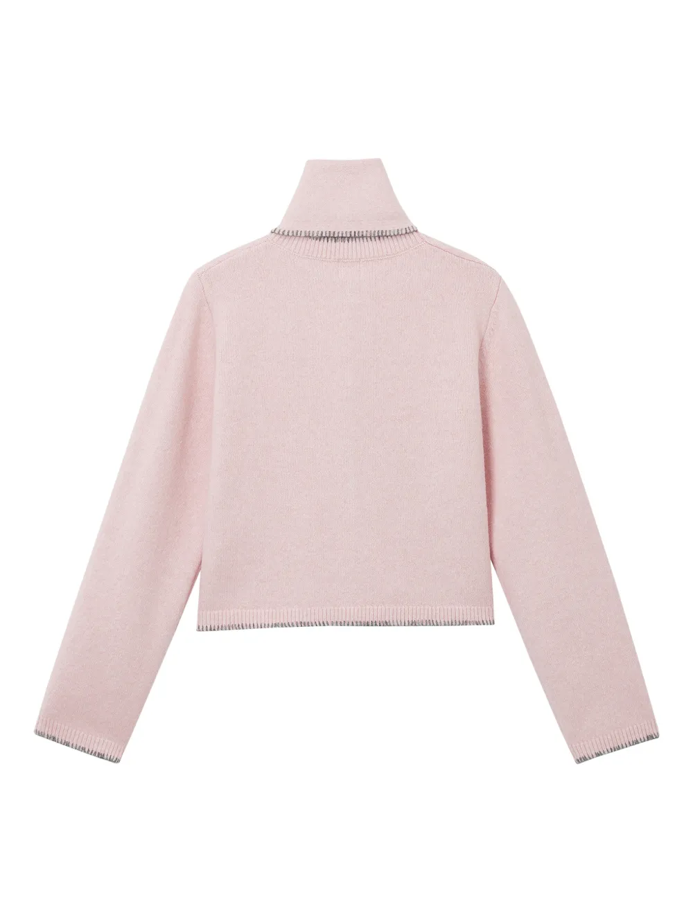 B+ab Pocket Scarf Cardigan In Pink