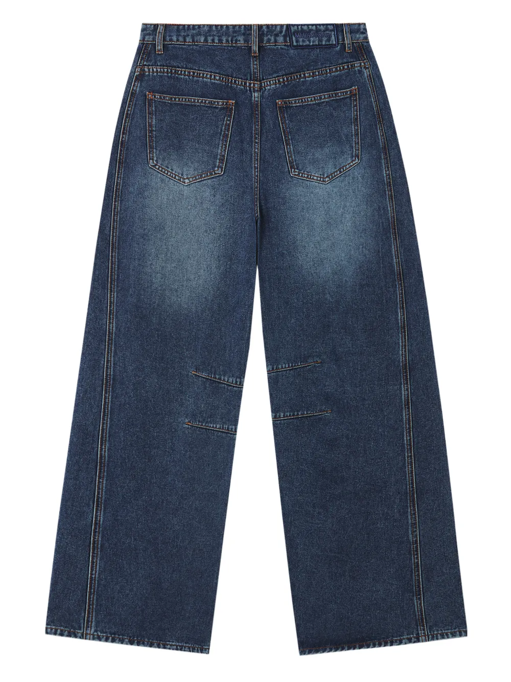 Mini Cream panelled jeans - Blauw