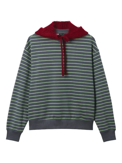 tout a coup crew-neck striped sweatshirt