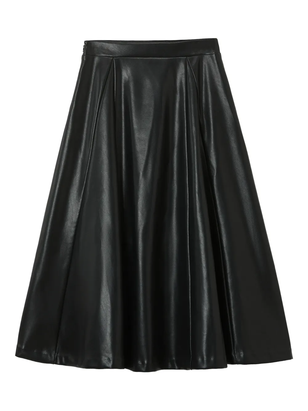 B+ab Pleated Midi Skirt In Black
