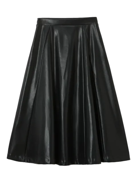 b+ab pleated midi skirt