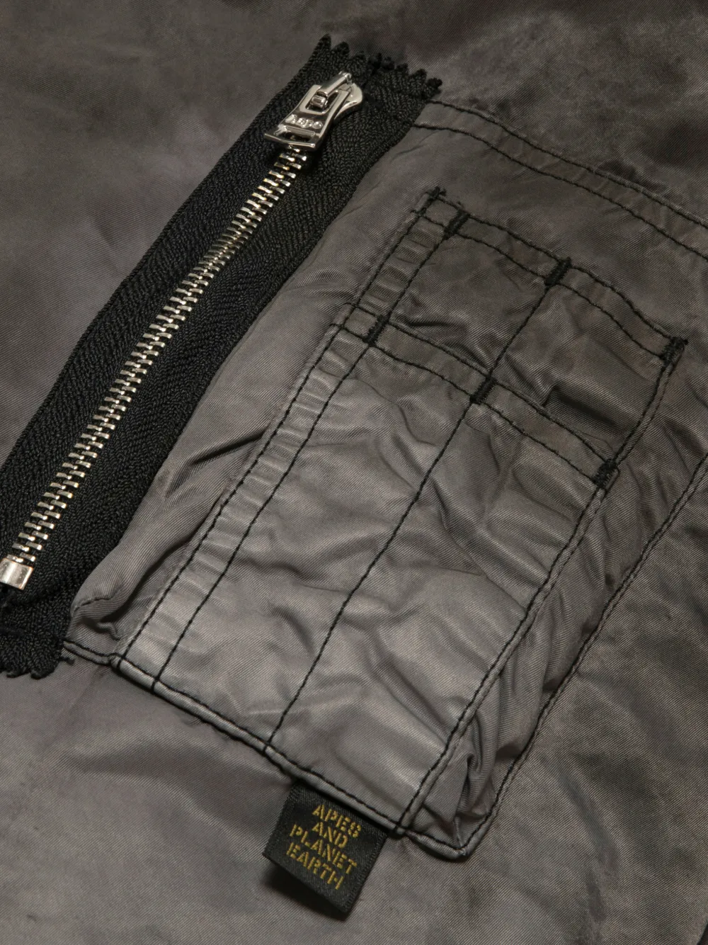 Star-Motif Hooded Jacket