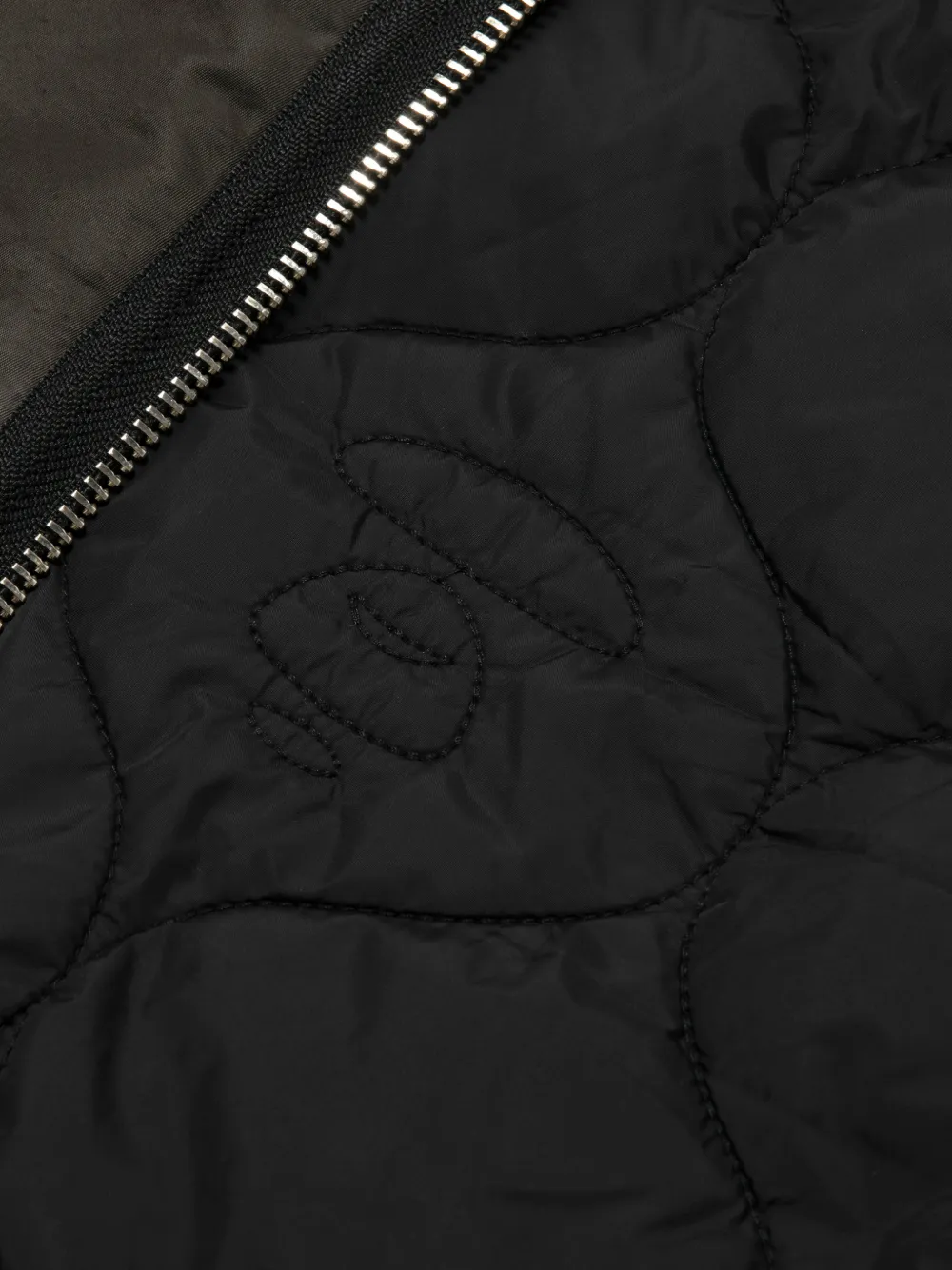 Star-Motif Hooded Jacket