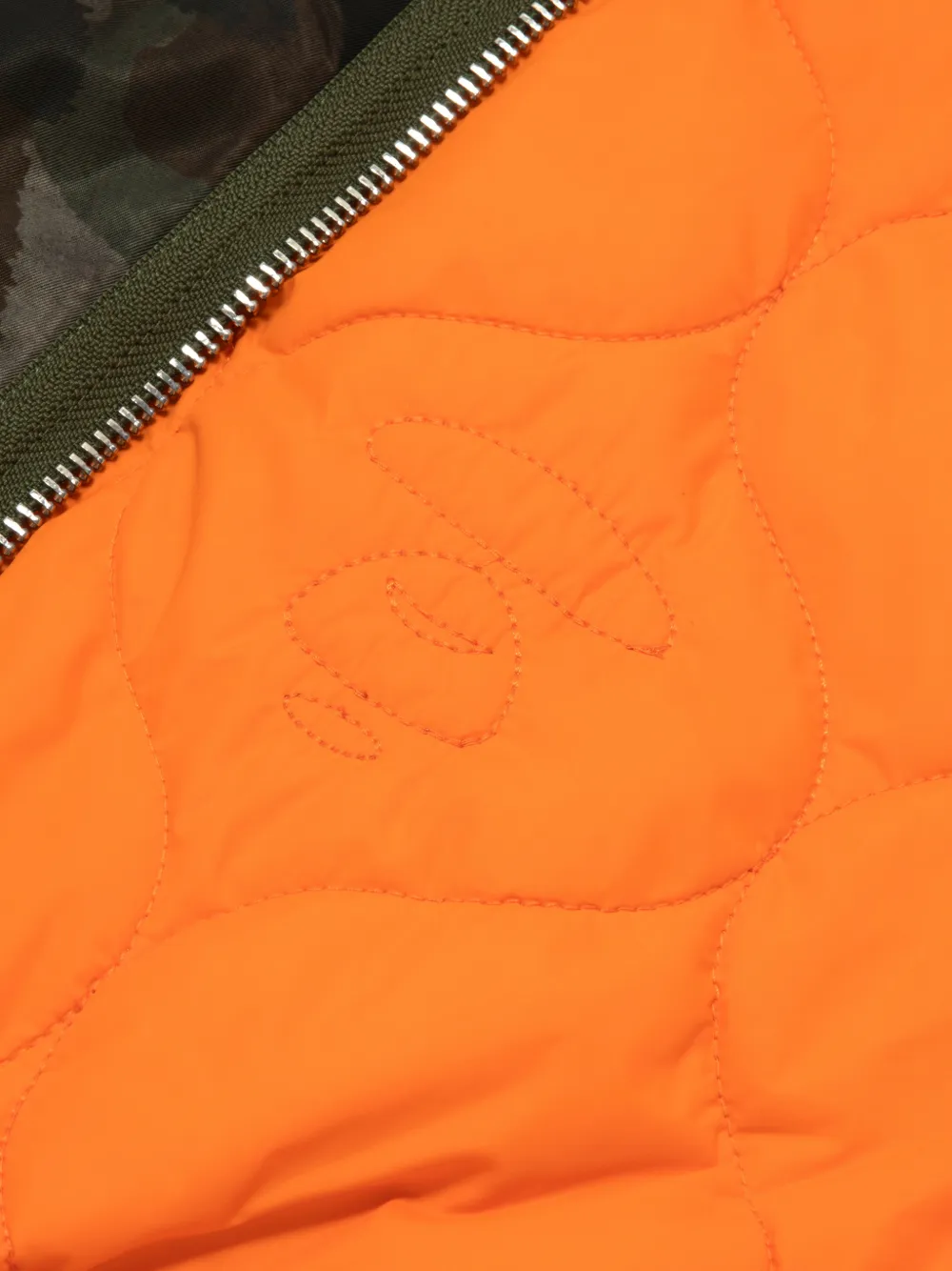  Aape By *a Bathing Ape® Zip-up Hooded Jacket - Green 