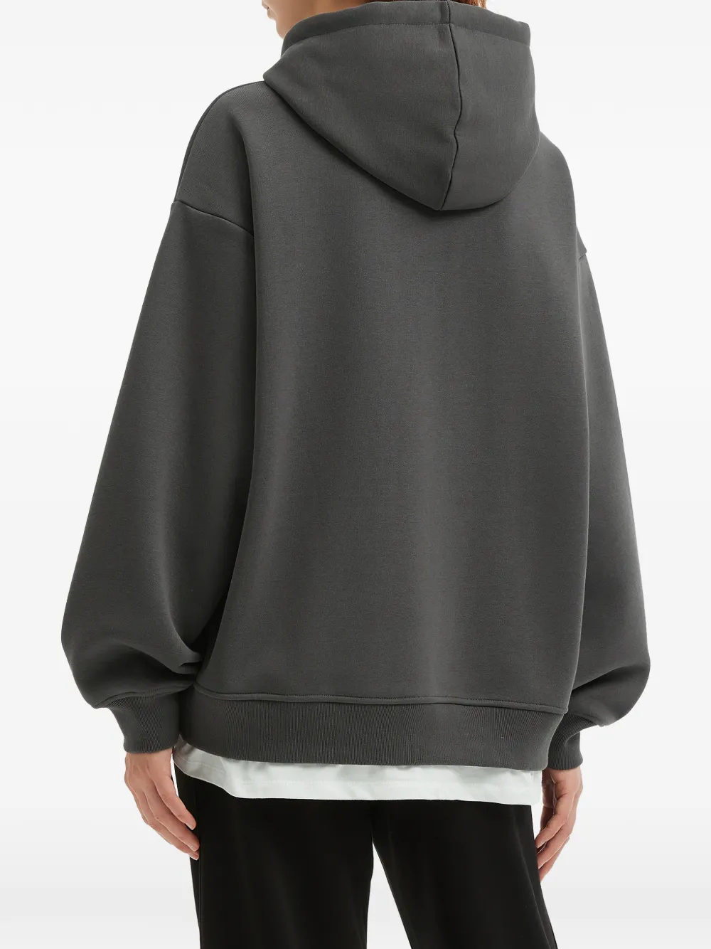 b+ab drawstring pocket hoodie Grijs