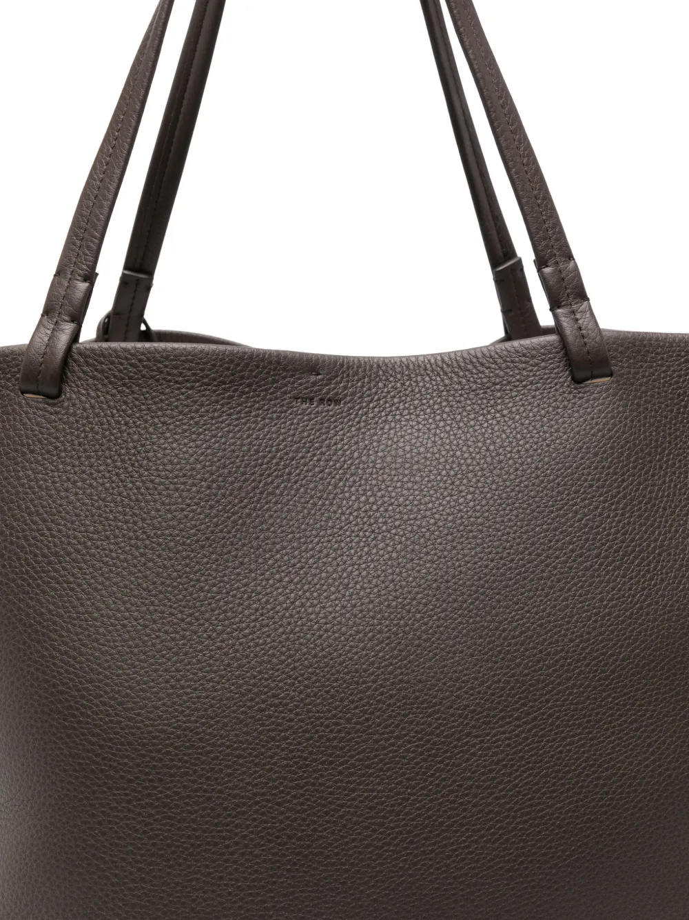 The Row Extra Large Park Textured Tote Bag In Brown