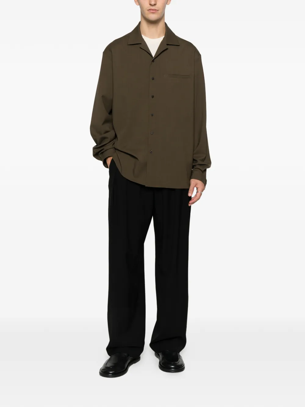 The Row Corley pleated trousers - Zwart