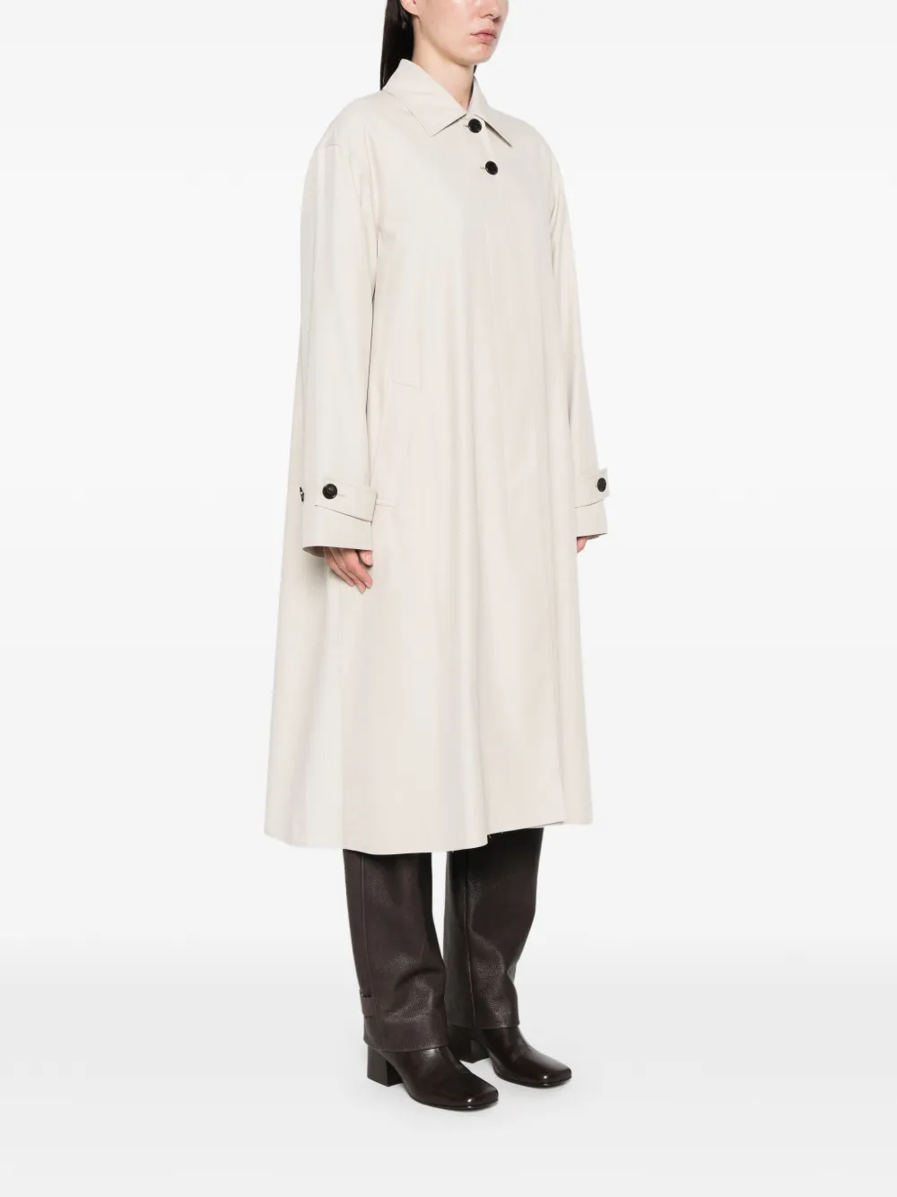 The Row Lolana Coat In Neutral