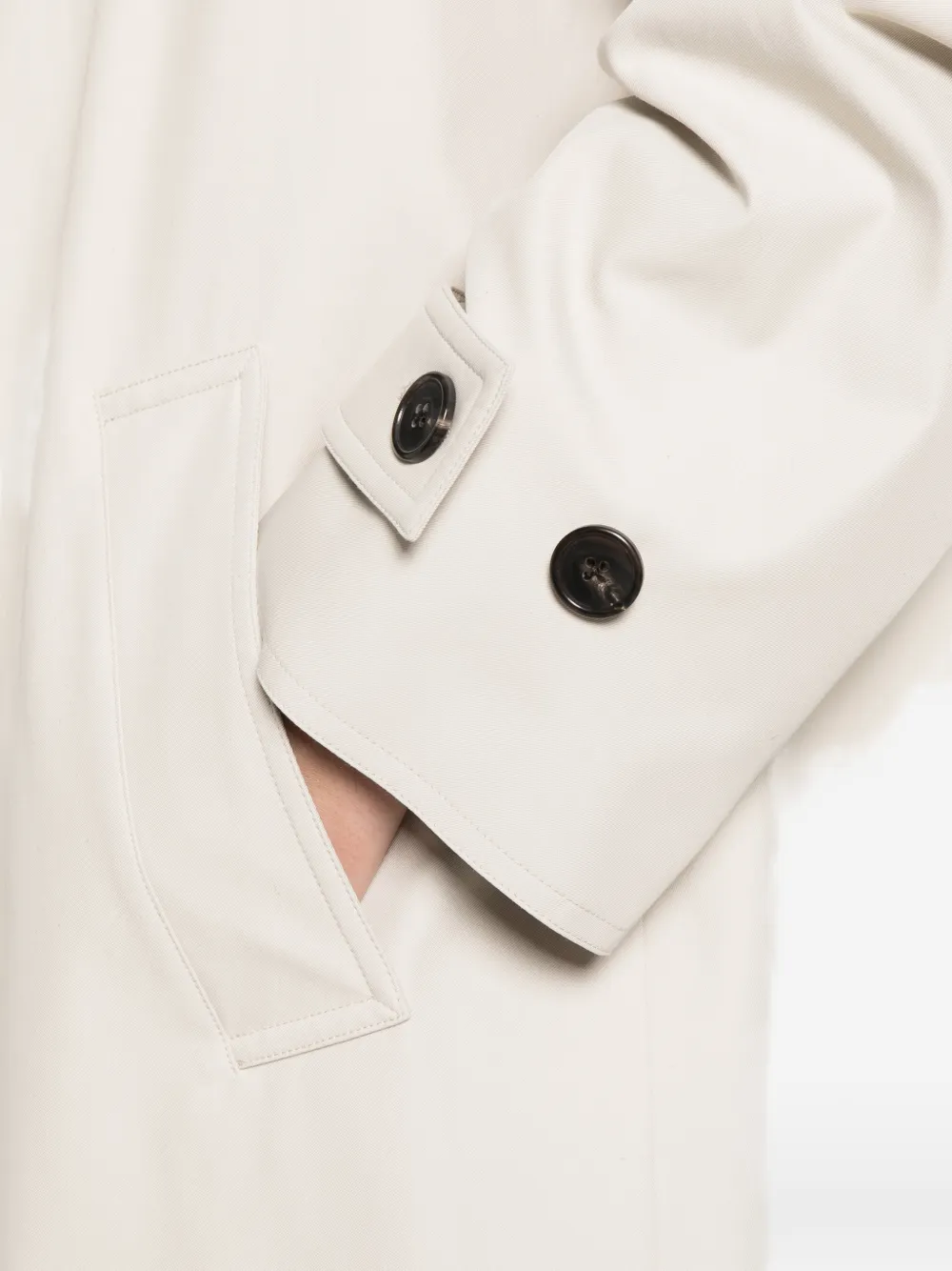 The Row Lolana Coat In Neutral