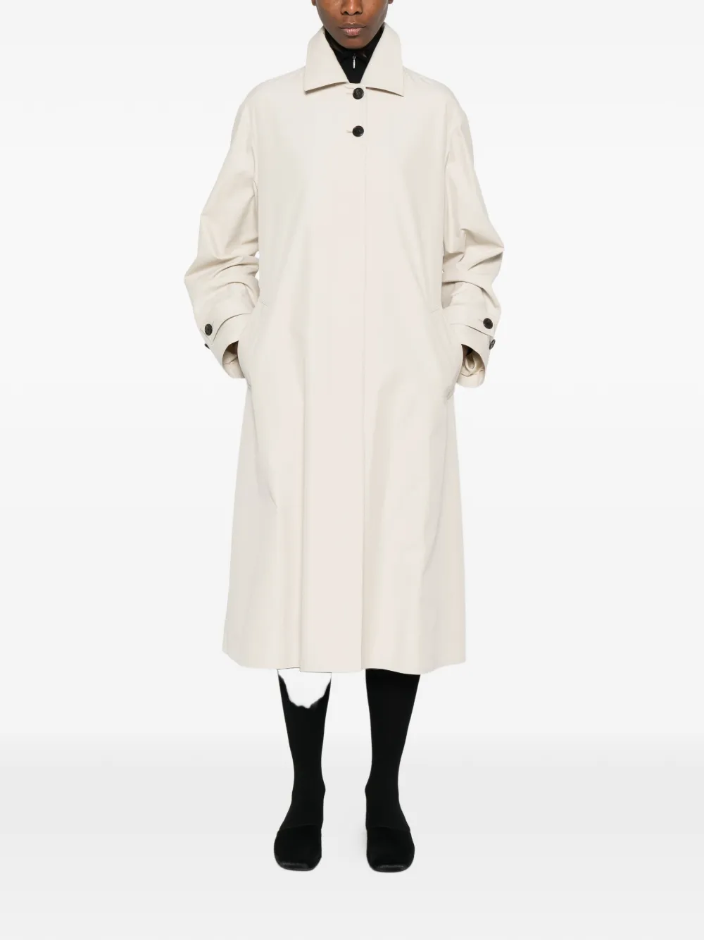 The Row Lolana Coat in Neutrals, view 2