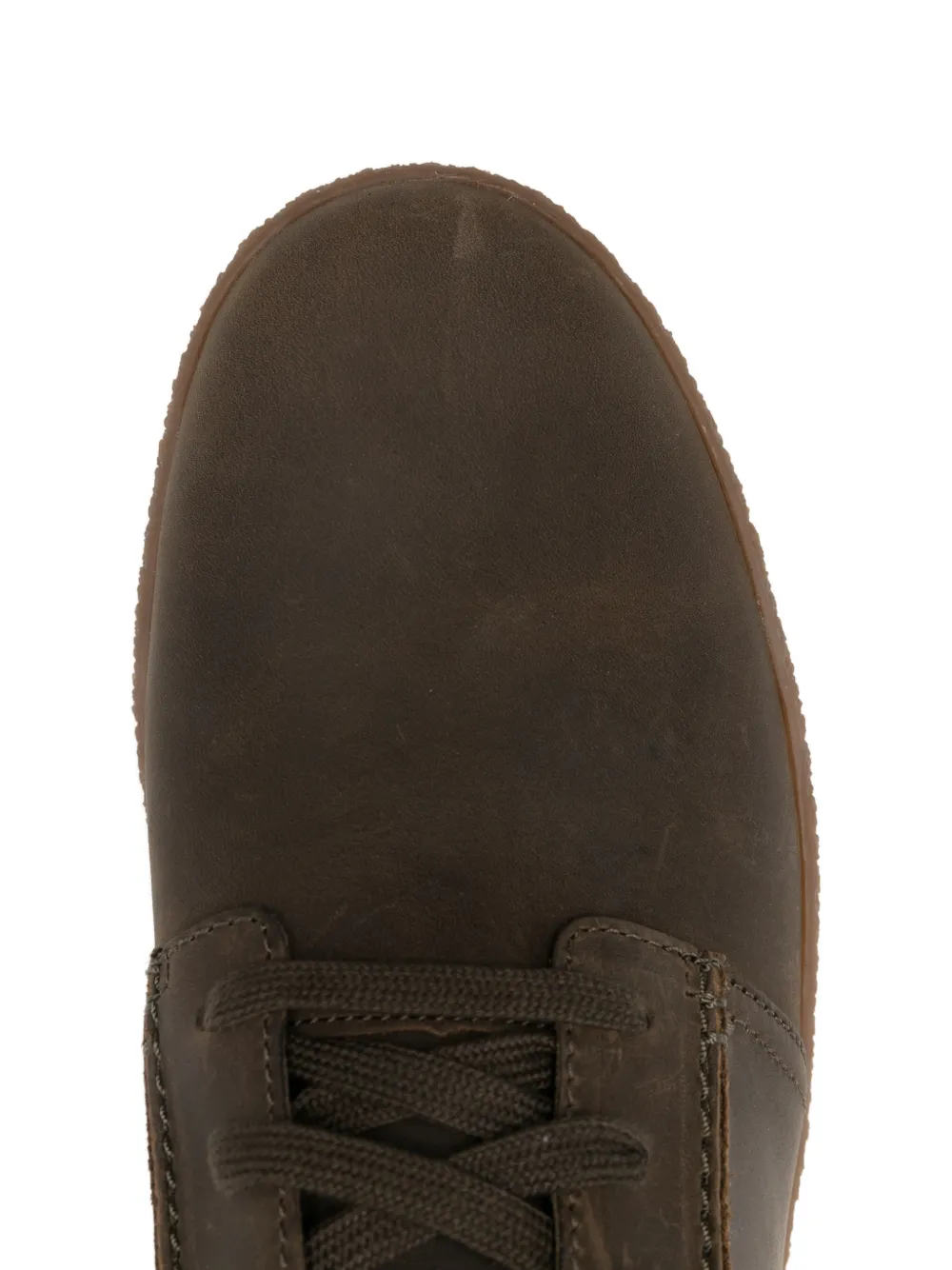 Clarks Originals Streethill Mid leren sneakers met veters Bruin