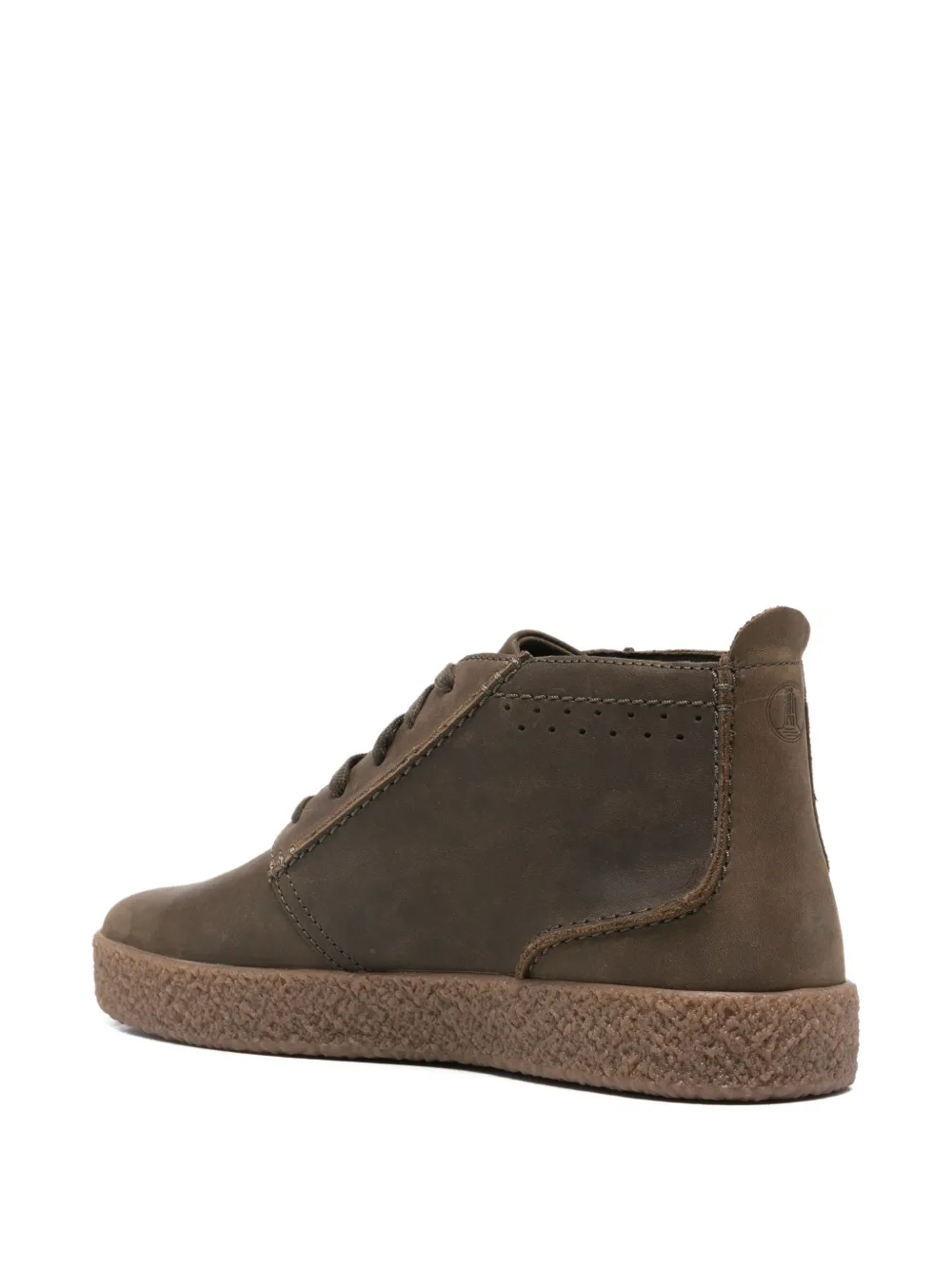Clarks Originals Streethill Mid leren sneakers met veters Bruin