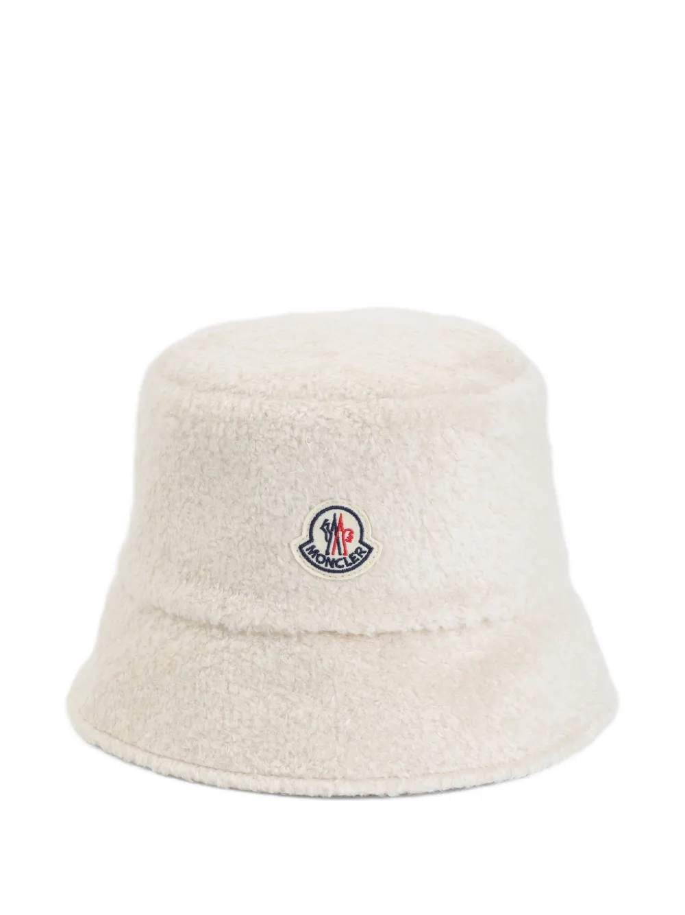 Moncler teddy bucket hat - ニュートラル