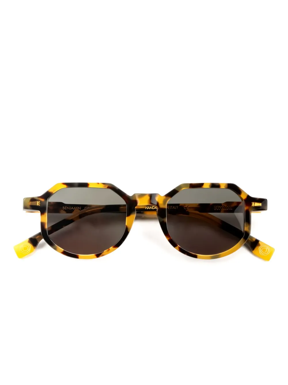 KYme Benjamin geometric-frame sunglasses | Brown | Image 1