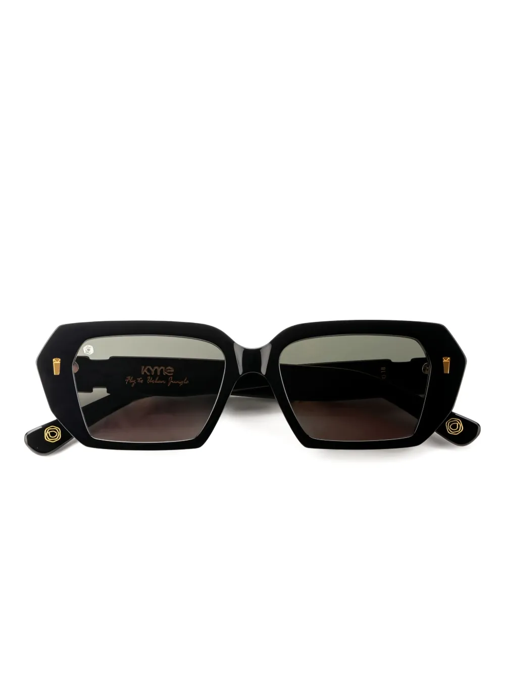KYme Rylee rectangle-frame sunglasses | Black | Image 1