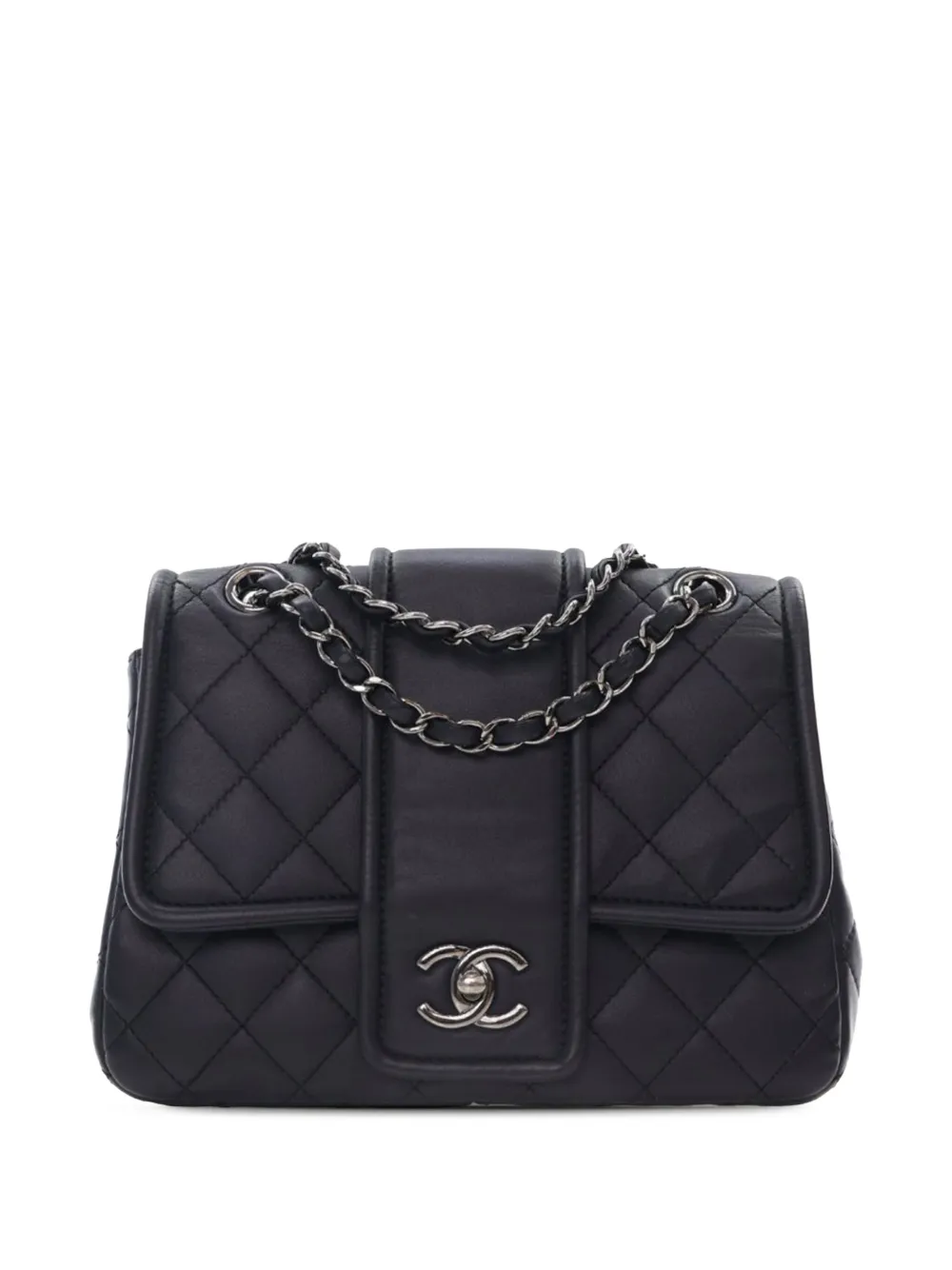 CHANEL Pre-Owned 2015-2016 Quilted Lambskin Elementary Chic Flap CHANEL Pre-Owned 2015-2016 Quilted Lambskin Elementary Chic Flap