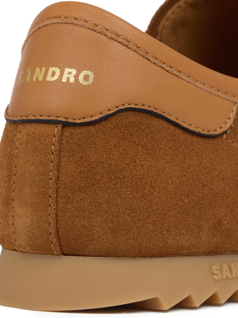 SANDRO Sneakers met vlakken Bruin