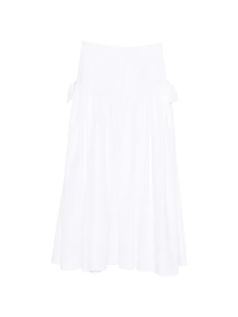 SANDRO tie-detail A-line maxi skirt